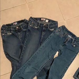 2 pairs of Osh Kosh B’gosh + one Canyon Blue Jeans
